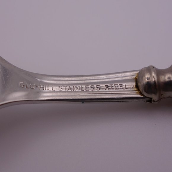 Vintage Glo-Hill Stainless Steel Made in Canada Fork and Knife Set with Box - Picture 9 of 15